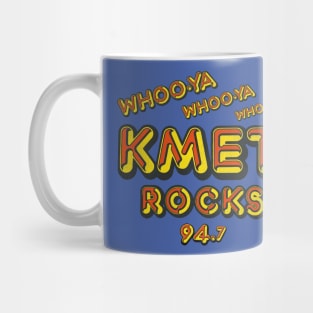 KMET Rocks Retro Defunct Los Angeles Radio Station Mug